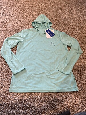 New Guy Harvey Size Small P Florida Keys Hoodie Performance Fishing Shirt