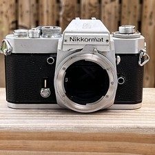 Nikon Nikkormat EL 35mm SLR Film Camera Body Japan C5