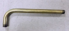Signature Hardware 12" Wall-Mount Rainfall Shower Arm Aged Brass