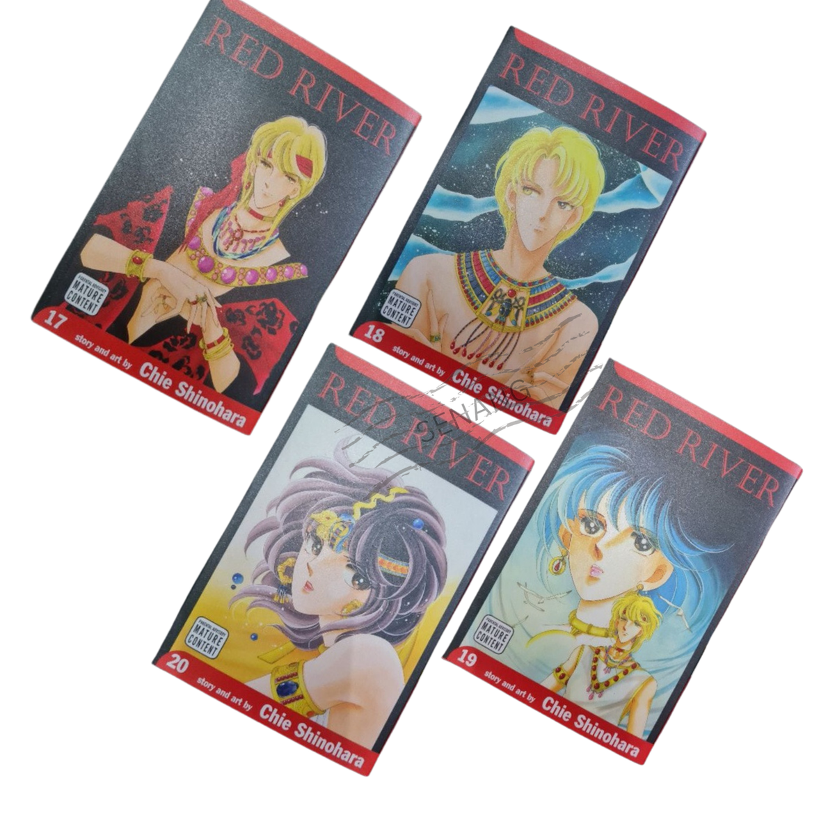 Red River Chie Shinohara Manga English Version Volume 1-28 (END