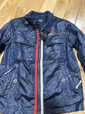 Geox Respira Boys Jacket 6 Year Navy Blue 