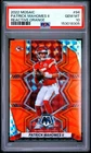 2022 PANINI MOSAIC REACTIVE ORANGE #94 PATRICK MAHOMES II PSA 10