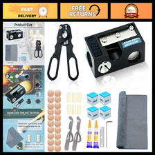 38PCS Pool Cue Tips Replacement Kit - 13mm Billiards Cue Tips Shaper Tools