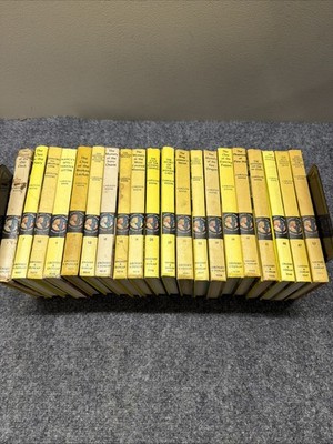 Lot of 17 Nancy Drew Mystery Stories Hardcover Books Carolyn Keene Vintage 1960s