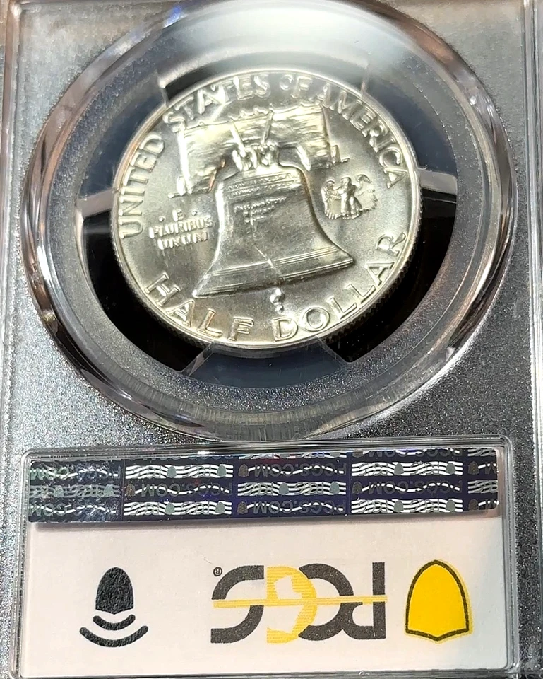 1951 Proof Franklin Half PCGS PR63 White New Slab Super Best Price Ebay* CHRC - Image 2 of 2