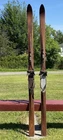 BEAUTIFUL OLD Antique WOODEN SKIS 78" Long SNOW COUNTRY