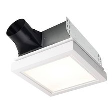 Broan-NuTone 110 CFM Ceiling Bathroom Exhaust Fan w/ LED Light BROKEN FLAP 