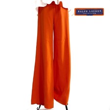 Ralph Lauren Purple Label Silk Wide Leg Pants, Size M approx.  QYHEEP
