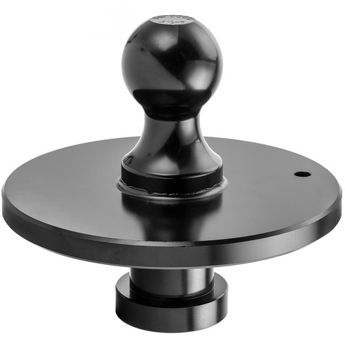 Kingpin to Gooseneck Ball Adapter for semi-trailer & trucks w/ fifth wheel plate