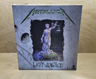 Metallica - Lady Justice - Rock Iconz On Tour - Statue Knuckle Bonz - RARE
