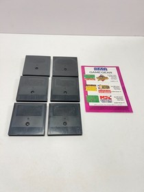 Sega Game Gear Lot of 6 Bundle -Sonic Chaos Sonic 2 Lion King GearWorks Ariel