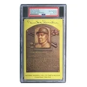 Duke Snider Signed 4x6 Brooklyn Dodgers HOF Plaque Card PSA/DNA 85026269 - Image 3 of 4