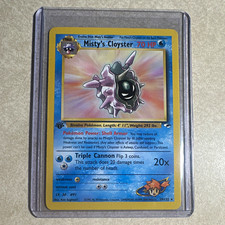 Pokémon TCG Misty's Cloyster 29/132 Gym Heroes Rare 1st Edition on eBay