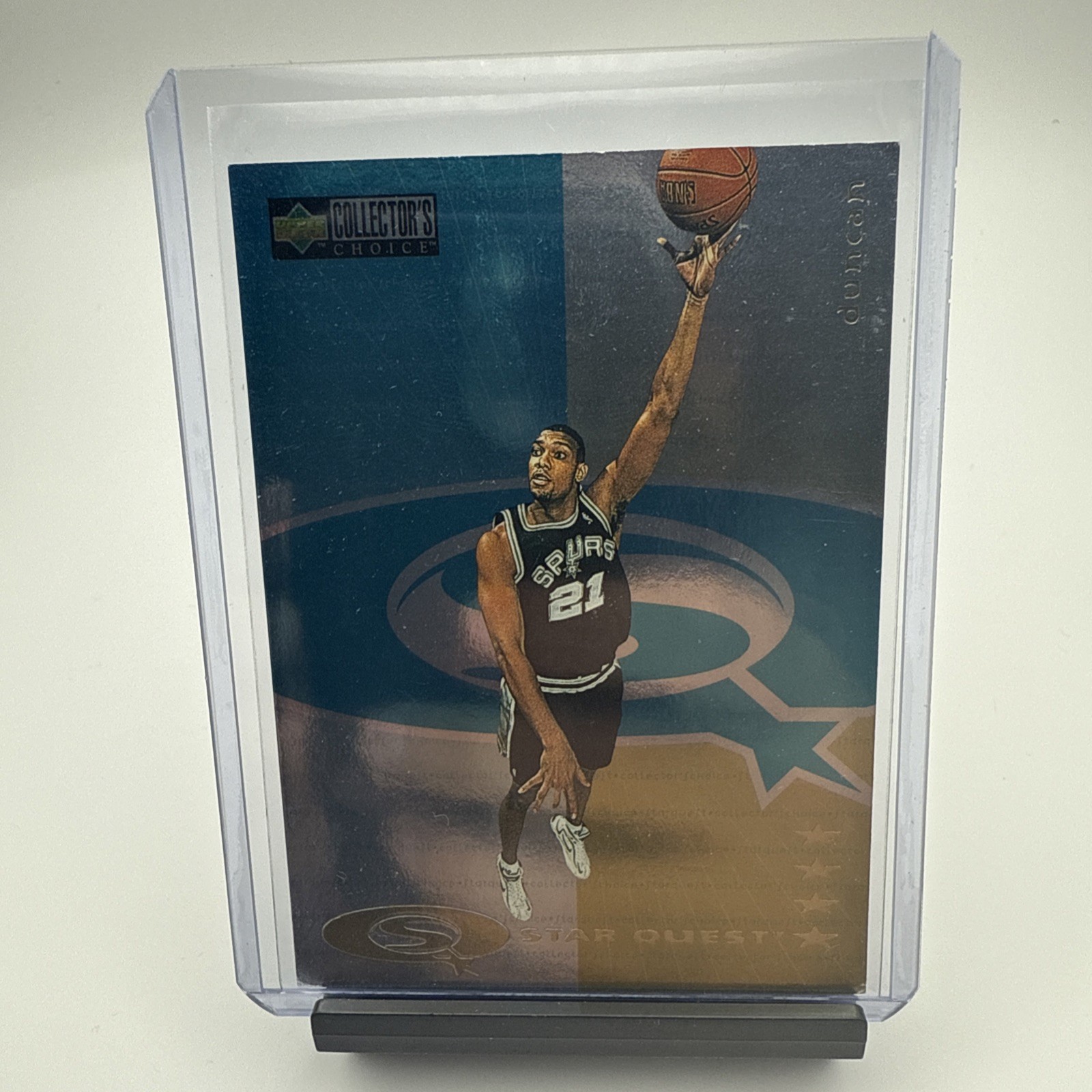 1997-98 Upper Deck Collector's Choice - Starquest Tim Duncan #SQ172 (RC)