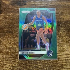 DIAMOND MILLER 2024 PANINI PRIZM WNBA GREEN PRIZM