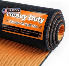 Heavy Duty Oil Spill Mat, 1/4" Thick, Garage Floor Mat for Under Car, 32" X 32",