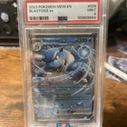 Blastoise ex 009/165 Sv: Scarlet & Violet 151 Holo PSA 9