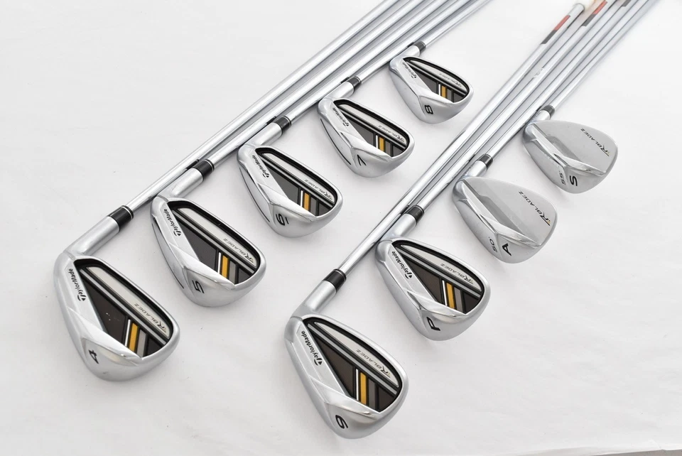 9pcs TaylorMade ROCKETBLADEZ Iron set 4-5-6-7-8-9-P-A-S Flex Stiff KBS RH Irons - Image 2 of 4
