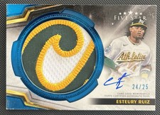 2024 Topps Five Star Esteury Ruiz Auto Jumbo Prime Patch Blue /25 - #FSJP-ER