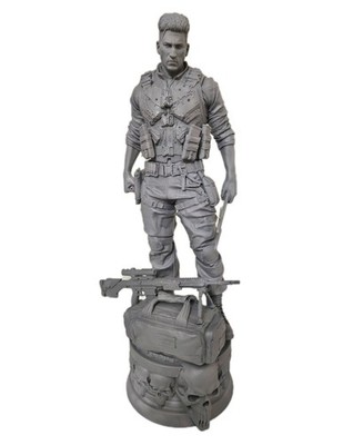 The Punisher Fanart by Sanix3D 38 cm Resin 3D Statue  Gedruckt von M3D Studio