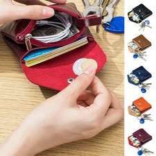 Women Coin Purse Change Wallet Small Leather Card Holder Keychain Wallet Handbag