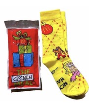 2025 Grinch Meal Limited Edition YELLOW Socks Unopened Package