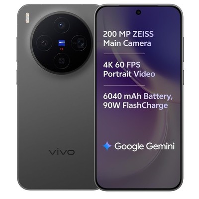 Brandneu versiegelt Vivo X300 5G 256GB Elite schwarz global entsperrt 200MP ZEISS Cam
