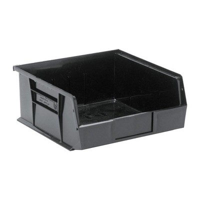 QUANTUM STORAGE SYSTEMS QUS235CO ESD Conductive Bin,Black,PP,5 in 4RR38