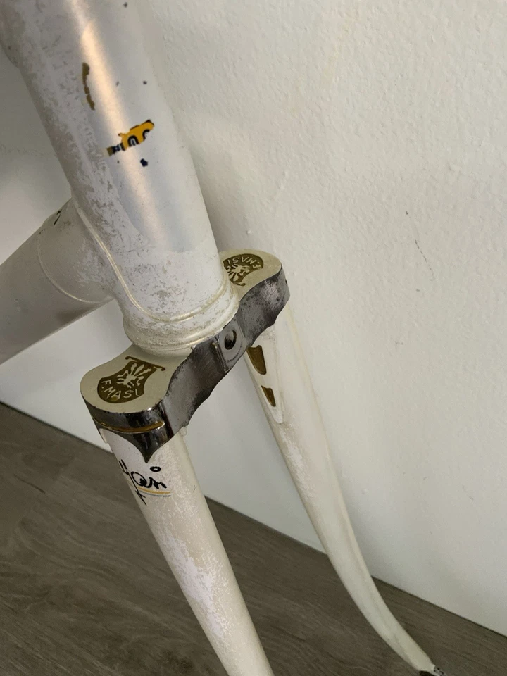 MARCO Y HORQUILLA MASI 3V 53 CM 2,5 KGS ACERO ITALIANO ROSCA 126 MM ESPACIADO TRASERO Foto 4 de 4