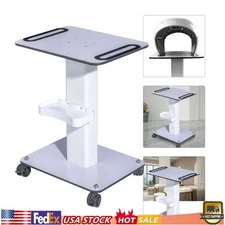 Beauty Salon Spa Station Trolley Equipment Rolling Storage Tray Cart For 40kg
