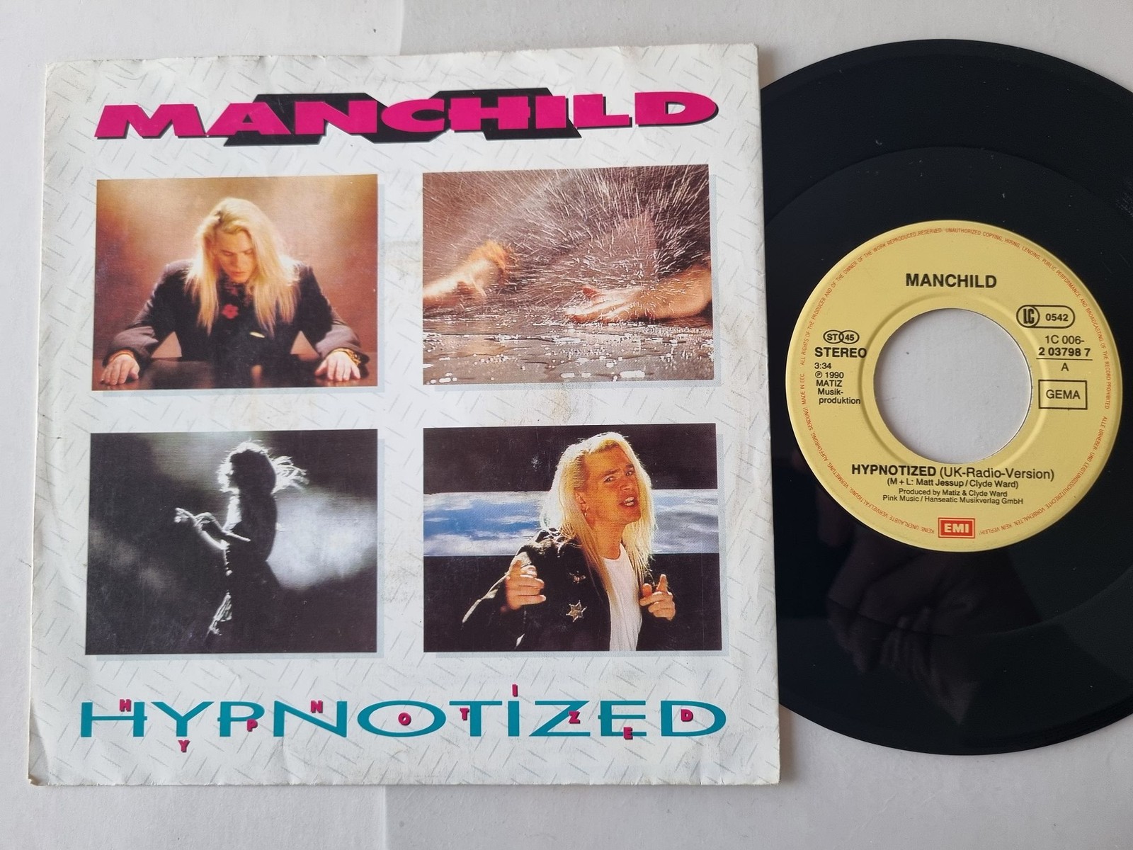 Manchild - Hypnotized 7'' Vinyl Europe/ READ FOR CONDITION