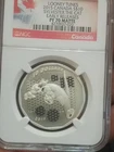 NGC PF70: Suffering Succotash! Canada Silver $10 Sylvester The Cat Coin