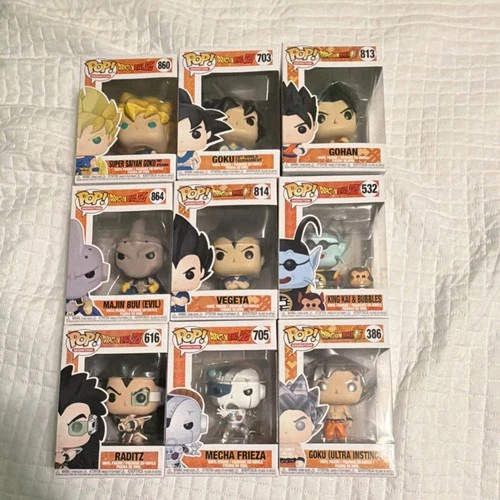 Funko Pop! Vinyl Dragon Ball Common Lot