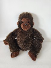 Vtg 1979 Dakin Gorilla Plush Stuffed Animal Toy Brown 18  Largr Monkey Ape