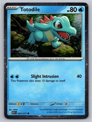 Totodile (Cosmos Holo) 041/217 Common Miscellaneous Cards & Products Pokemon NM