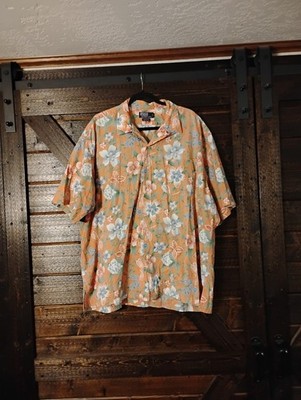 Vintage 90's Ralph Lauren Polo Mango Tropical Cotton Men's Hawaiian Shirt 2XL