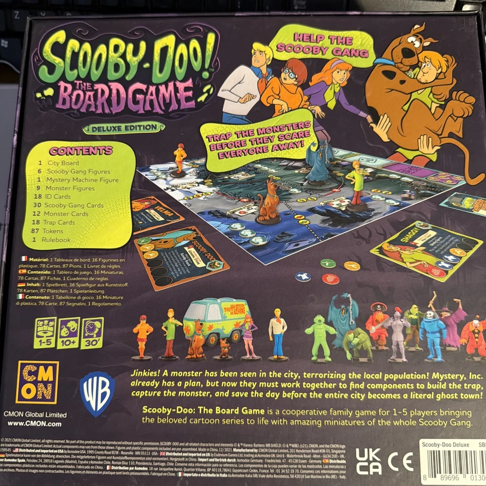 Scooby-Doo! The Board Game EDICIÓN DE LUJO por CMON WB Kickstarter  Foto 2 de 4