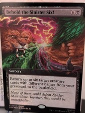 Behold The Sinister Six! Promo Foil Spider Man MTG