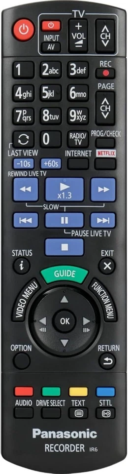 Panasonic DMR-UBC90EGK | Ultra HD Blu-ray Recorder | 2TB HDD | Schwarz | GUT - Bild 4 von 4