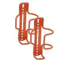 Tanaka 8 Moves LH Side Load Aluminum Bottle Cage Burst Orange, Adjustable