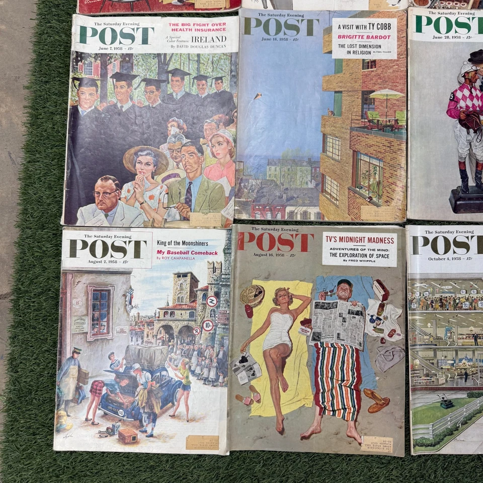 The Saturday Evening Post Magazine - 1958 - Your Choice - Rockwell Acceptable - Imagem 4 de 4