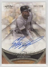 2017 Topps Tier One Prime Performers Auto /200 Starling Marte #PPA-SME Auto