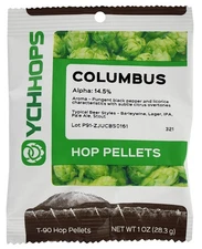Columbus Pellet Hops 1 oz. for Home Beer Brewing