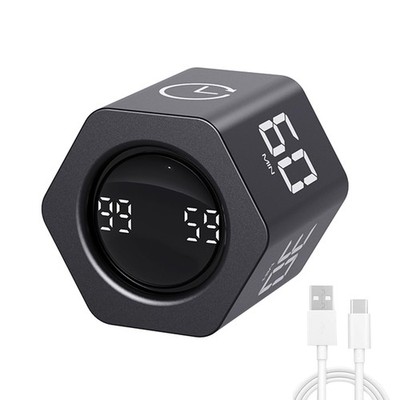 LUCKY TIME Productivity Timer Flip Gravity Sensor Pomodoro Cube Timer Countdo...