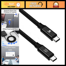 5ft USB C to C Cable - 8K HD Display, 40Gbps Data Transfer, 240W Charging for La