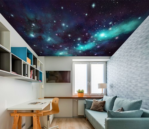 3D Universum H2254 Decke Tapete Wandbilder Wandbild Aufkleber Deco Erin 23 - Picture 1 of 5