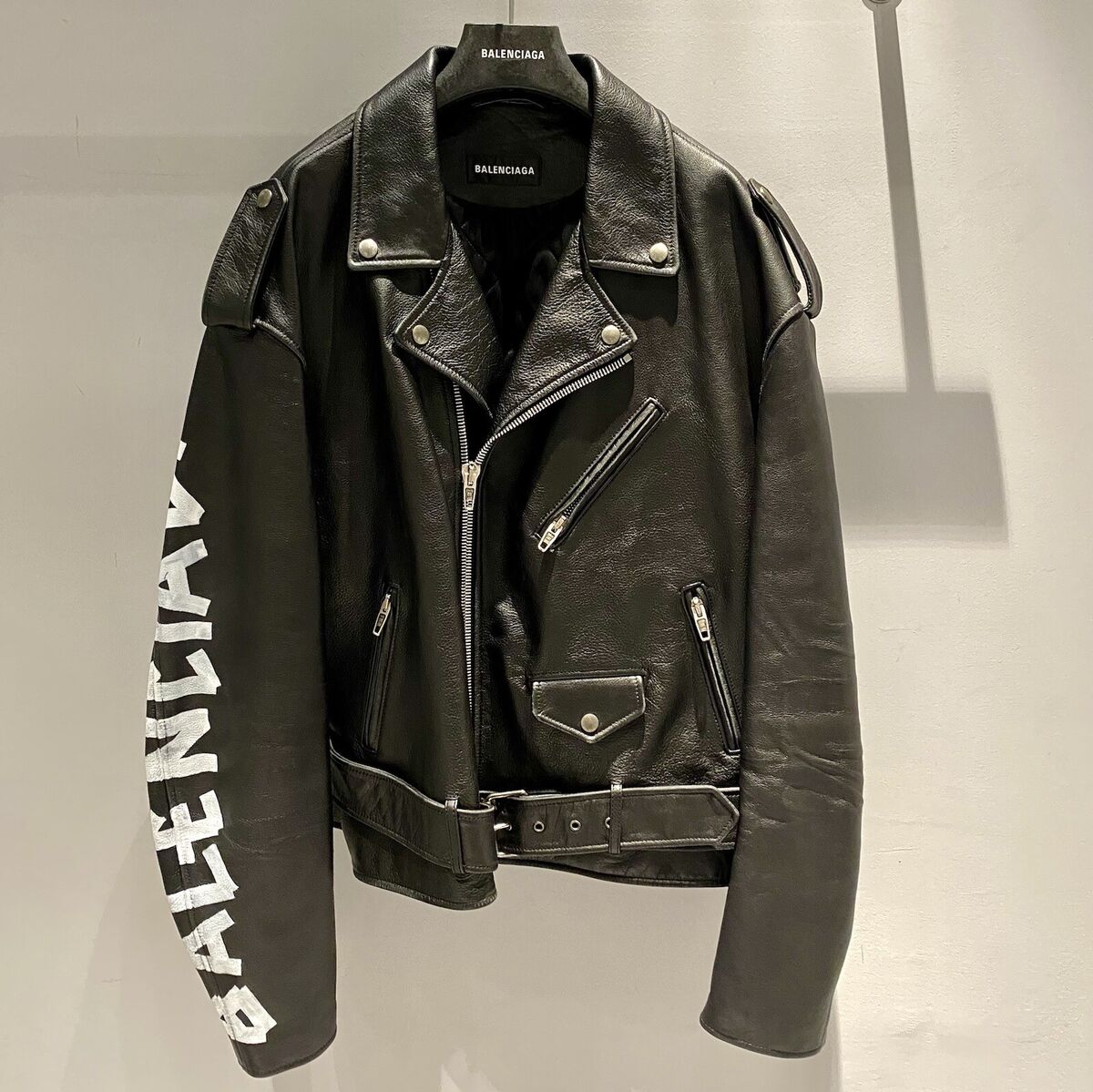 Balenciaga Oversized Biker Leather Jacket | eBay Balenciaga Oversized Biker Leather Jacket | eBay