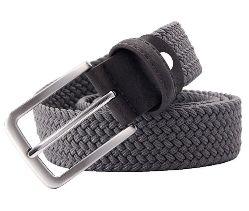NWT $180 MAISON BOINET Woven Cotton and Leather Belt | eBay display picture 3