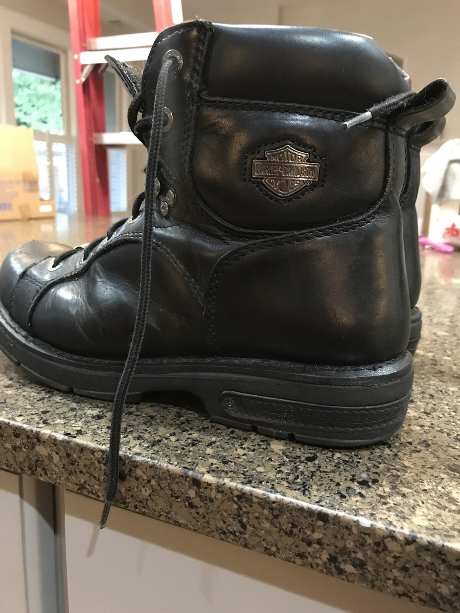 Harley- Davidson Men’s Black Leather Lace up Boots(size 11) Harley-Davidson Men main image 2