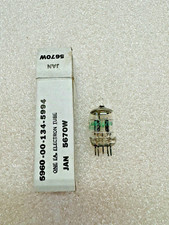 NOS NIB 70's Sylvania JAN 5670W Black Plate Tube 396a 2c51
